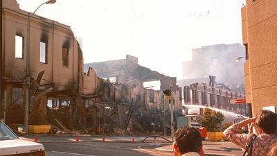 The night Ipswich CBD lost its department-store heartbeat through a massive fire