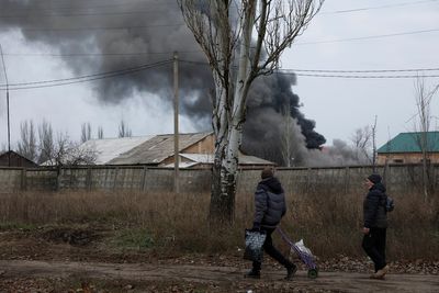 Blast at Russian base after apparent Ukrainian drone penetrates deep