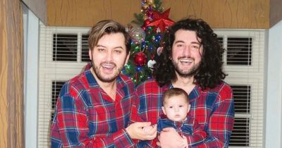 Brian Dowling and husband Arthur Gourounlian feel 'so blessed' to celebrate first Christmas with daughter