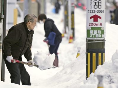 Heavy snow in Japan leaves at least 17 dead and dozens injured