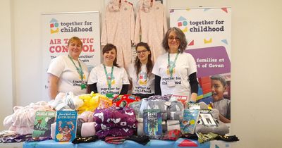 Hundreds of Govan schoolkids given 'cosy kits' to help them stay warm this winter