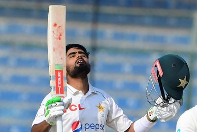 Babar Azam hits hundred in Pakistan's recovery to 224-4 in 1st Test