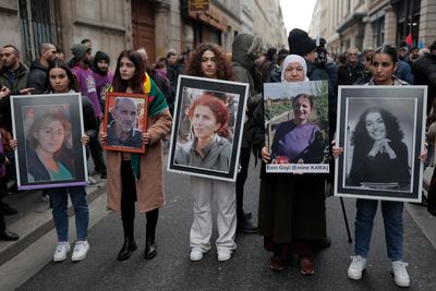 Kurds hold march of mourning after Paris shooting kills 3