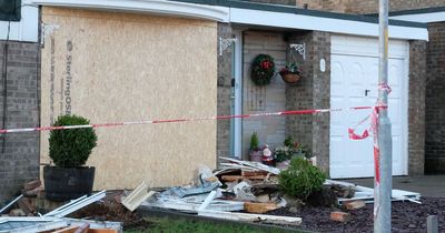 Christmas Day horror as car smashes into Northumberland home with two hospitalised
