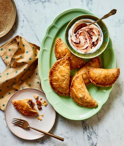 Thomasina Miers’ recipe for turkey, pancetta and parsnip empanadas