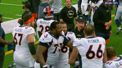 Russell Wilson’s backup got into a skirmish with a Broncos offensive lineman after sack, because of course