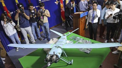 S. Korea launches jets, fires shots after North flies drones