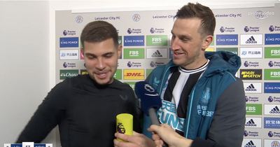 'You're going to make me cry' - Bruno Guimaraes' touching moment with Chris Wood after Newcastle win