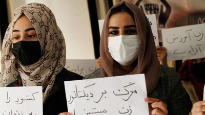 These Afghan women are risking their lives to protest against the Taliban's university ban