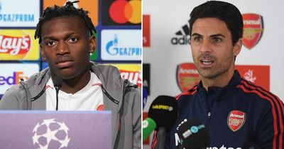 Rafael Leao makes Arsenal admission as Mikel Arteta declares transfer "guarantee"