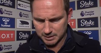 Frank Lampard sends message over 'edginess' of Everton fans inside Goodison Park