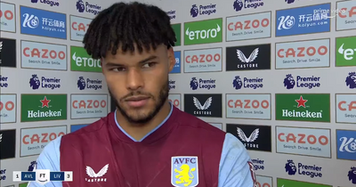 Tyrone Mings disagrees with interviewer question after Aston Villa loss to Liverpool