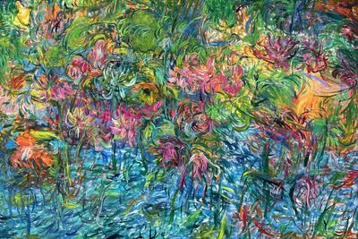 Monet-inspired paintings now on display