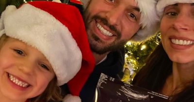 TOWIE's Mario Falcone beams in festive family snap as pregnant wife holds ultrasound scan