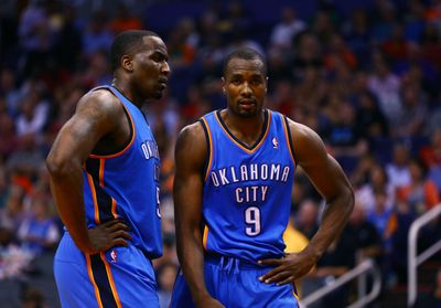 Former Thunder teammates Kendrick Perkins and Serge Ibaka beef over inappropriate joke