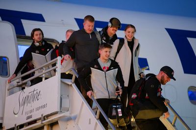 WATCH: Ohio State arrives at the Chick-fil-A Peach Bowl