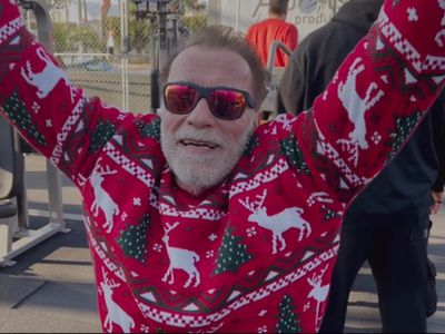 ‘Those are real candles!’ Arnold Schwarzenegger shares sweet throwback Christmas photo