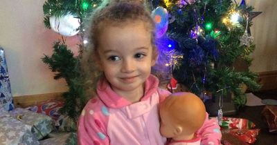 Mum of toddler killed in car crash shares 'heartbreaking' photo of little girl's last Christmas
