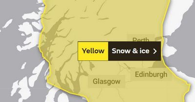 Yellow weather warning for snow and ice issued for Lanarkshire over next couple of days