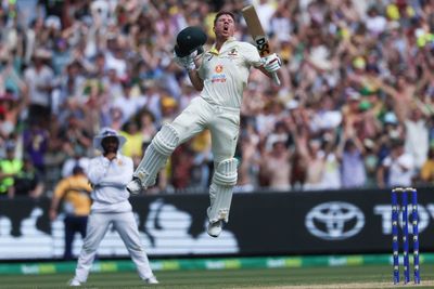 Australia batter David Warner hits 200 against South Africa in his 100th Test