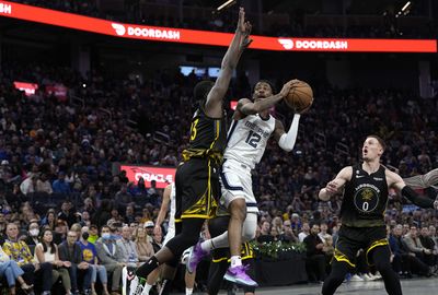 Watch: Warriors’ Draymond Green blocks Grizzlies’ Ja Morant at rim on Christmas day