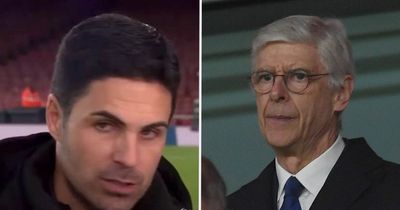 Mikel Arteta reacts to Arsene Wenger's 'secret' Arsenal return - for first time since 2018