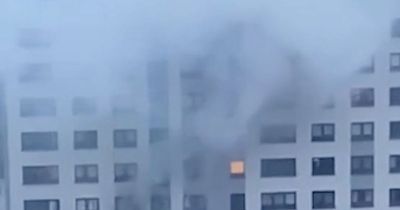 Fire breaks out in tower block - residents evacuated as 'silent alarm' raised