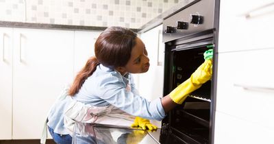 Woman's clever oven cleaning hack means she only needs to tackle it 'once a year'