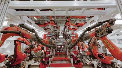 Tesla Cybertruck Production Line Robots Delivered To Giga Texas