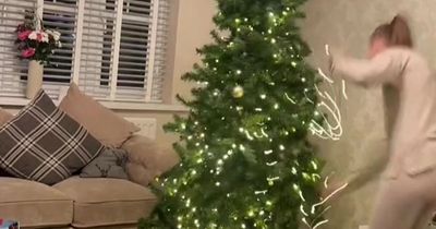 Mum divides opinions after taking tree and decorations down on Christmas Day