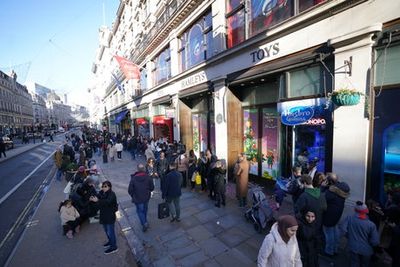 West End Boxing Day shoppers up by 65% on 2021 but 16% down on pre-Covid