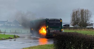 Investigation launched after 'concerning' Stirling bus blaze