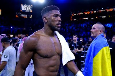 Anthony Joshua admits he is ‘out of title race’ as he plans next step