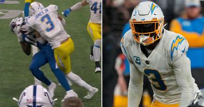 Los Angeles Chargers star ejected from NFL clash after enormous illegal hit
