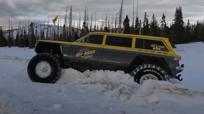 Off-Road Corvair Wagon Finally Meets Its Match In Snow Rescue