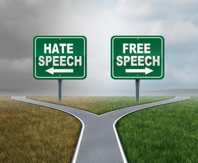 Free vs hate speech as world changes