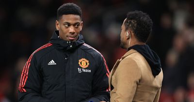 What Patrice Evra said to Anthony Martial on pitch after Manchester United win vs Nottingham Forest