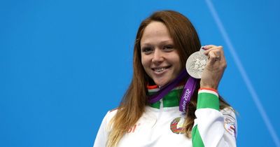 Exiled Olympic swimmer handed prison sentence over opposition to Belarus president