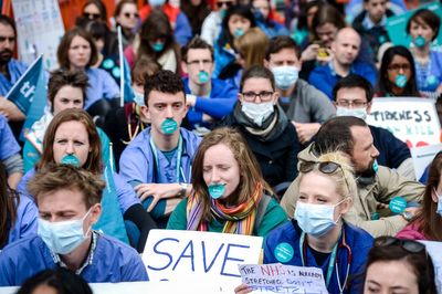 ‘NHS won’t cope’: 40% of junior doctors plan to quit, survey reveals