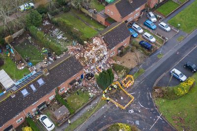 Shocking pictures show aftermath of Evesham ‘gas explosion’ that ‘shook the house’