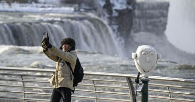 Niagara Falls becomes a real winter wonderland as world's seventh wonder freezes over