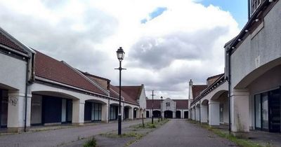 Eerie photos show abandoned shopping village after almost 20 years lying derelict
