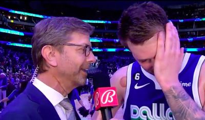 Luka Doncic saying he needed a ‘recovery beer’ after historic game became a funny meme