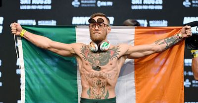 Conor McGregor makes delight clear after being named 'most famous Irishman in history'