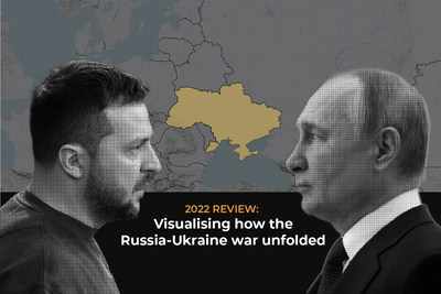 2022 review: Visualising how the Russia-Ukraine war unfolded