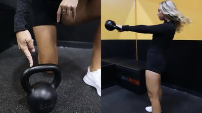 10 days of winter workouts: Kettle bell swings