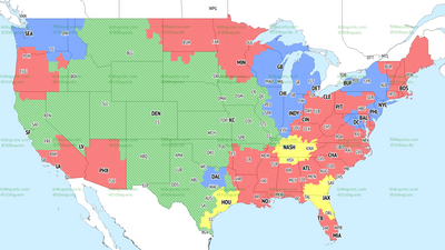 If you’re in the blue, you’ll get Giants vs. Colts on TV