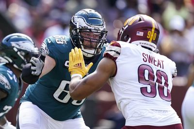 Eagles’ RT Lane Johnson will delay surgery on torn adductor to play in the postseason