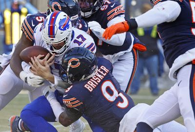 Jaquan Brisker became third Bears defensive back to log four or more sacks in a season in effort vs. Bills