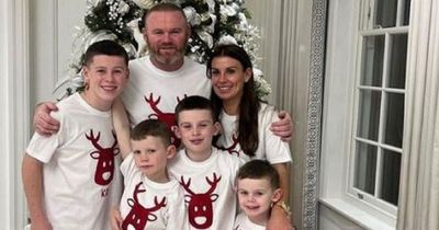 Coleen Rooney shares adorable photo of the family in matching Christmas PJs - but fans are distracted by another detail